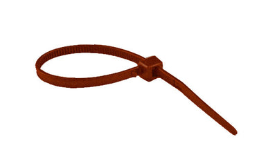 8" 50lb Brown Cable Ties 100/bag Part # C8-50-Brown 1
