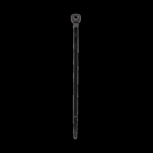Panduit 8” 50lb. Black Heat Stabilized Dome-Top Barb Ty Cable Ties 1000/bag Part # BT2S-M30