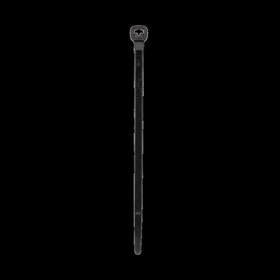 Panduit 8” 50lb. Black Heat Stabilized Dome-Top Barb Ty Cable Ties 1000/bag Part # BT2S-M30