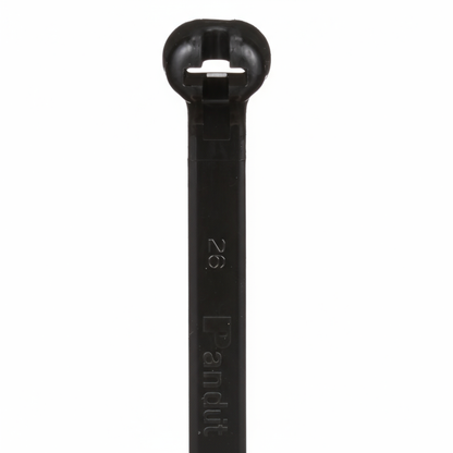 Panduit 11” 120lb. UV Black Weather Resistant Dome-Top Barb Ty Cable Ties 50/bag Part # BT3LH-L0