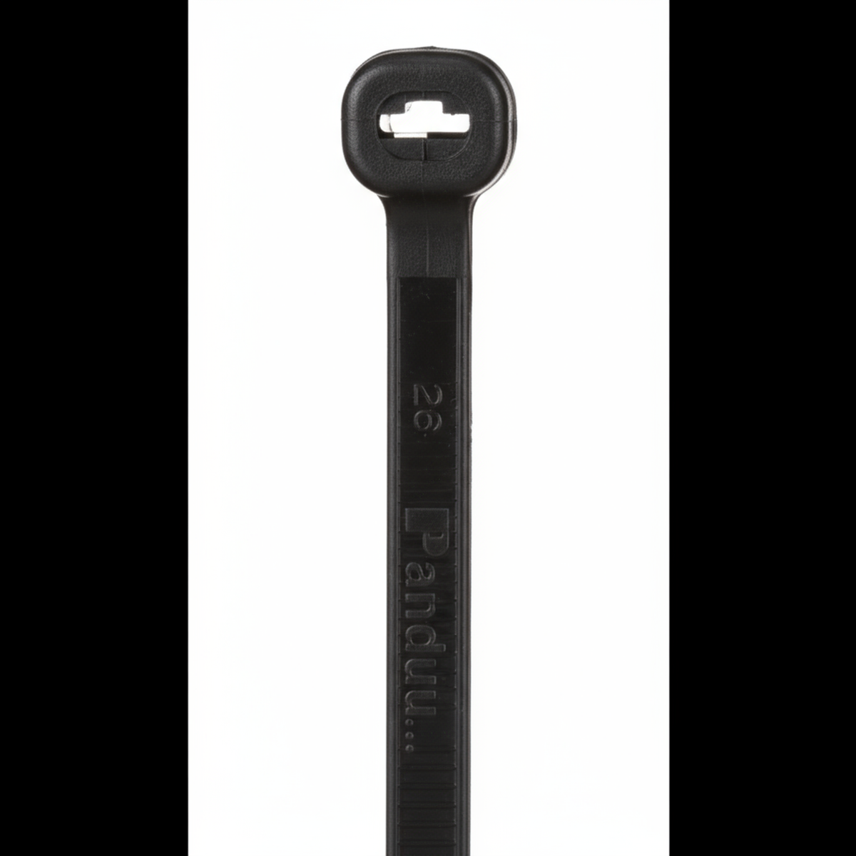 Panduit 11” 120lb. UV Black Weather Resistant Dome-Top Barb Ty Cable Ties 50/bag Part # BT3LH-L0