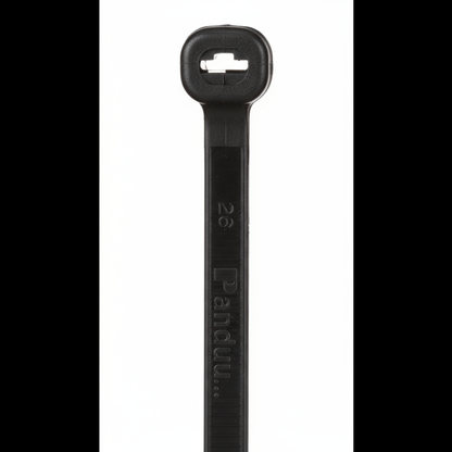 Panduit 11” 120lb. UV Black Weather Resistant Dome-Top Barb Ty Cable Ties 50/bag Part # BT3LH-L0