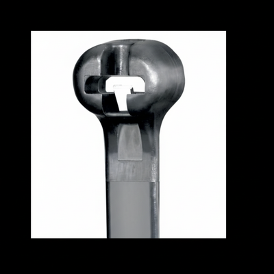 Panduit 11” 120lb. UV Black Weather Resistant Dome-Top Barb Ty Cable Ties 50/bag Part # BT3LH-L0