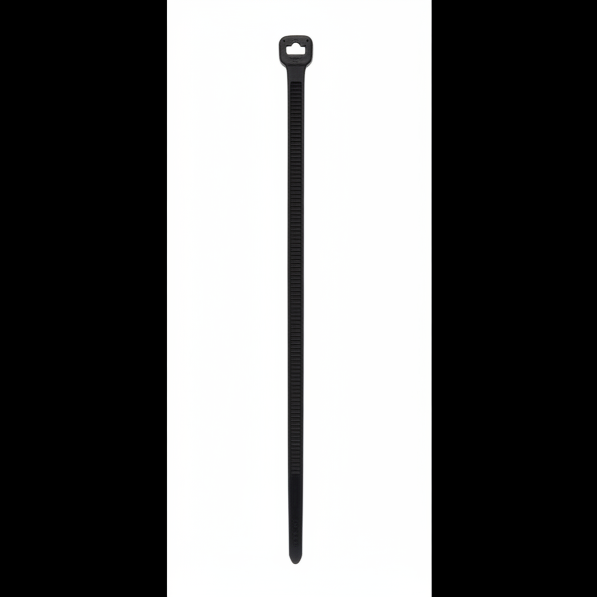 Panduit 12” 50lb. Black Heat Stabilized Dome-Top Barb Ty Cable Ties 1000/bag Part # BT3S-M30