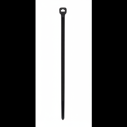 Panduit 12” 50lb. Black Heat Stabilized Dome-Top Barb Ty Cable Ties 1000/bag Part # BT3S-M30