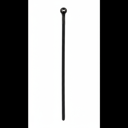 Panduit 12” 50lb. Black Heat Stabilized Dome-Top Barb Ty Cable Ties 1000/bag Part # BT3S-M30