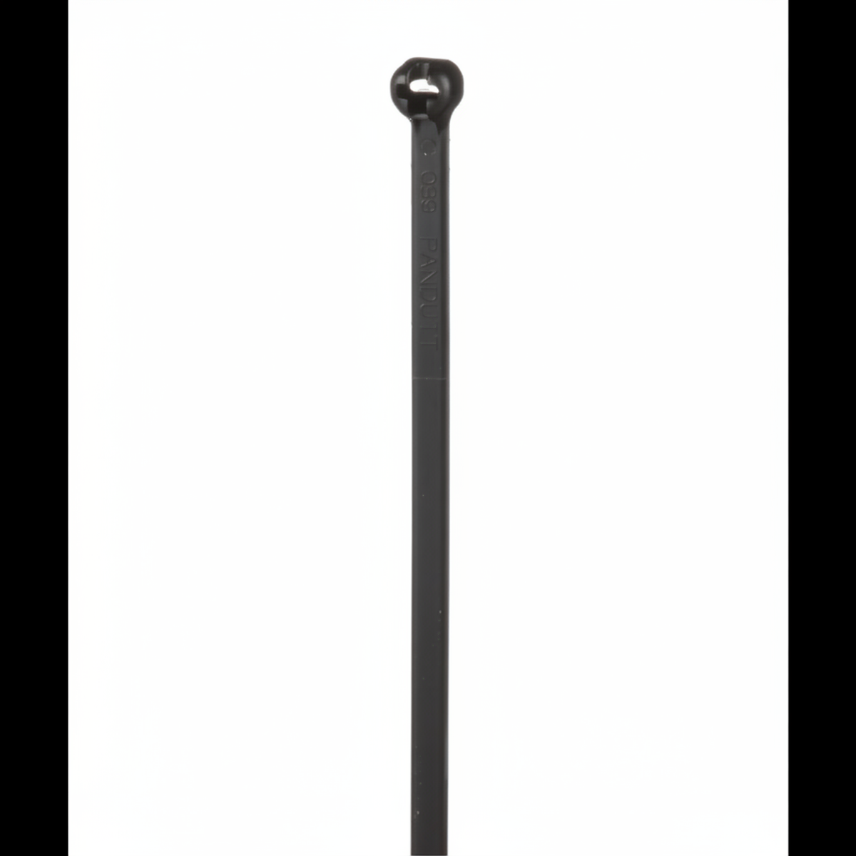 Panduit 12” 50lb. Black Heat Stabilized Dome-Top Barb Ty Cable Ties 1000/bag Part # BT3S-M30
