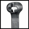 Panduit 14" 18Lbs UV Black Weather Resistant Dome-Top Barb Ty Cable Ties 1000/bag Part #BT4M-M0