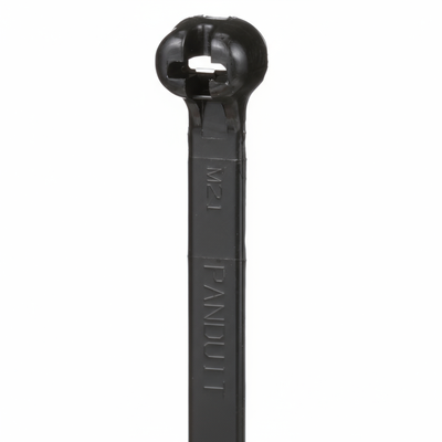 Panduit 24” 120lb. Black UV Weather Resistant Dome-Top Barb Ty Cable Ties 100/bag Part # BT7LH-C0