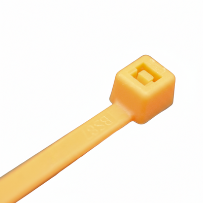 4" 18lb Fluorescent Orange Cable Ties 100/bag Part # C4-18-Flo Orange