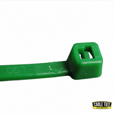 4" 18lb Green Cable Ties 100/bag Part # C4-18-Green