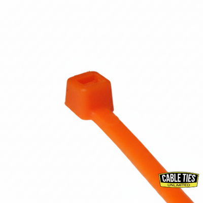 4" 18lb Orange Cable Ties 100/bag Part # C4-18-Orange