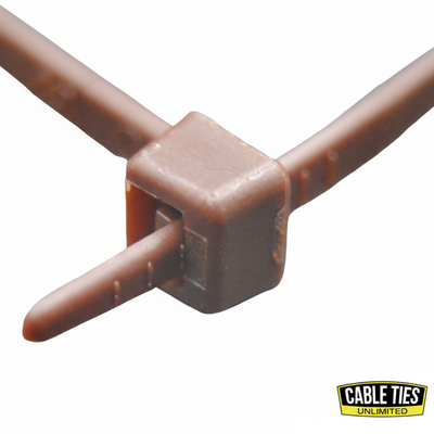 6" 40lb Brown Cable Ties 100/bag Part # C6-40-Brown