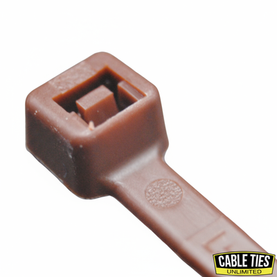 8" 40lb Brown Cable Ties 100/bag Part # C8-40-Brown