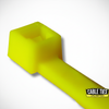 6" 40lb Fluorescent Yellow Cable Ties 100/bag Part # C6-40-Flo Yellow