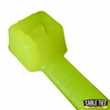 6" 40lb Fluorescent Green Cable Ties 100/bag Part # C6-40-Flo Green