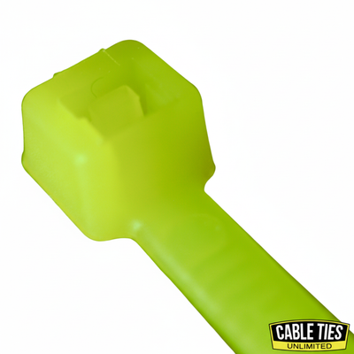 8" 40lb Fluorescent Green Cable Ties 100/bag Part # C8-40-Flo Green