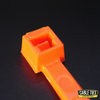 8" 40lb Fluorescent Orange Cable Ties 100/bag Part # C8-40-Flo Orange