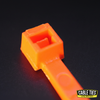 6" 40lb Fluorescent Orange Cable Ties 100/bag Part # C6-40-Flo Orange