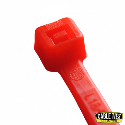 8" 50lb Red Cable Ties 100/bag Part # C8-50-Red