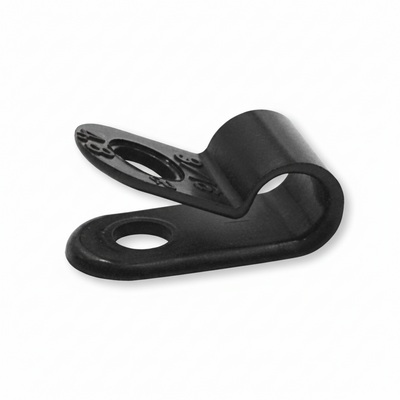 1/8" Black Light Duty Cable Clamp 3/8" wide, 1000/bag, CC3-1/8-0M