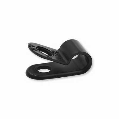 1/8" Black Light Duty Cable Clamp 3/8" wide, 100/bag, CC3-1/8-0C