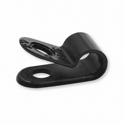 1/8" Black Heavy Duty Cable Clamp 1/2" wide, 100/bag, CC5-1/8-0C
