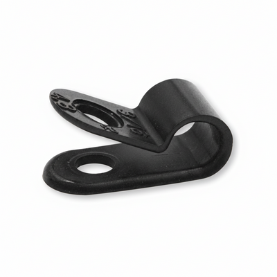 1/8" Black Heavy Duty Cable Clamp 1/2" wide, 100/bag, CC5-1/8-0C