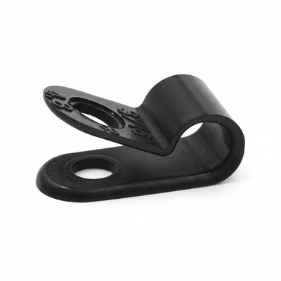 7/16" Black Heavy Duty Cable Clamp 1/2" wide, 100/bag, CC5-7/16-0C
