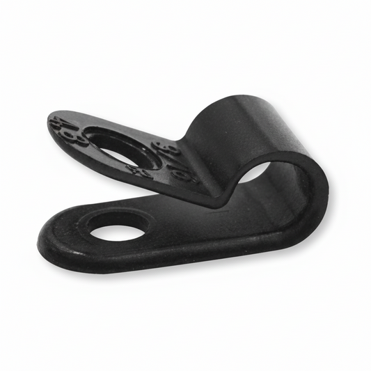 11/16" Black Heavy Duty Cable Clamp 1/2" wide, 100/bag, CC5-11/16-0C