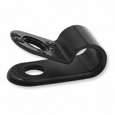 1/4" Black Heavy Duty Cable Clamp 1/2" wide, 1000/bag, CC5-1/4-0M