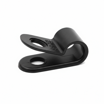 1/4" Black Heavy Duty Cable Clamp 1/2" wide, 100/bag, CC5-1/4-0C