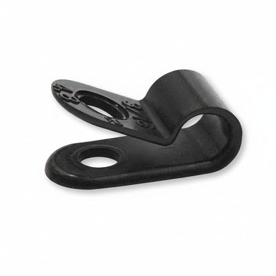 7/16" Black Light Duty Cable Clamp 3/8" wide, 1000/bag, CC3-7/16-0M