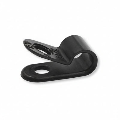 7/16" Black Light Duty Cable Clamp 3/8" wide, 100/bag, CC3-7/16-0C