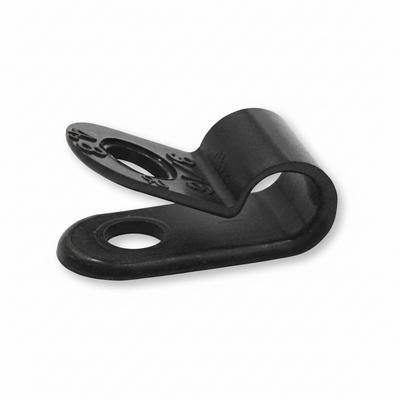 3/16" Black Light Duty Cable Clamp 3/8" wide, 1000/bag, CC3-3/16-0M