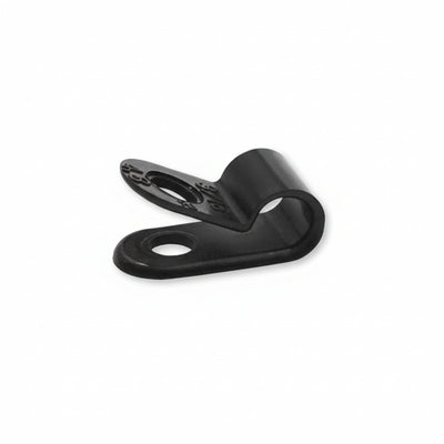 Black Cable Clamp 3/4" closed, 1/2" wide 500/bag Part #CC5-3/4-0D