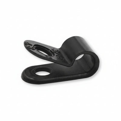 Black Cable Clamp 1" closed, 1/2" wide 500/bag Part#CC5-1-0D
