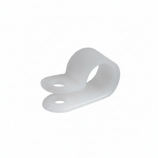 3/4" Natural Cable Clamp, 1/2" wide 500/bag