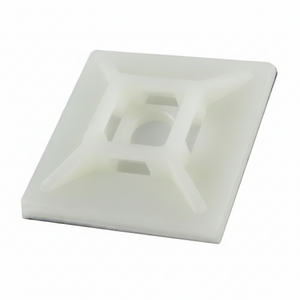 .75" Natural Adhesive Cable Tie Mounts 100/bag Part #CM75-9C