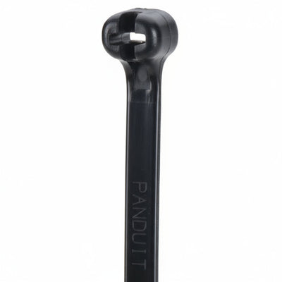 Panduit 6 40lb UV Black Weather Resistant Dome-Top Barb Ty Cable Ties 100/bag Part #BT1.5I-C0
