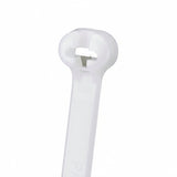 Panduit 14" 18lb Natural Dome-Top Barb Ty Cable Ties 1000/bag Part #BT4M-M