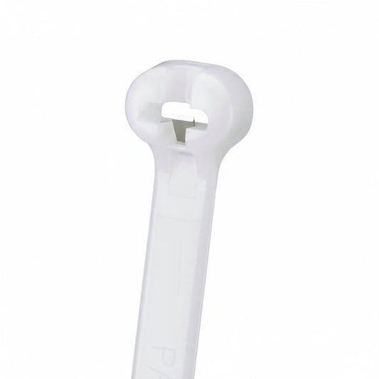 Panduit 14" 18lb Natural Dome-Top Barb Ty Cable Ties 1000/bag Part #BT4M-M
