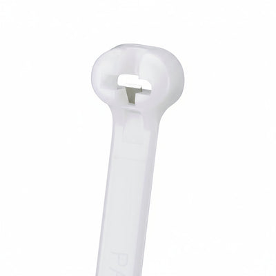 Panduit 14" 18lb Natural Dome-Top Barb Ty Cable Ties 1000/bag Part #BT4M-M