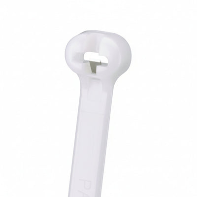Panduit 11" 40lb Natural Dome-Top Barb Ty Cable Ties 100/bag Part #BT3I-C