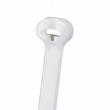 Panduit 12" 50lb Natural Dome-Top Barb Ty Cable Ties 100/bag Part #BT3S-C