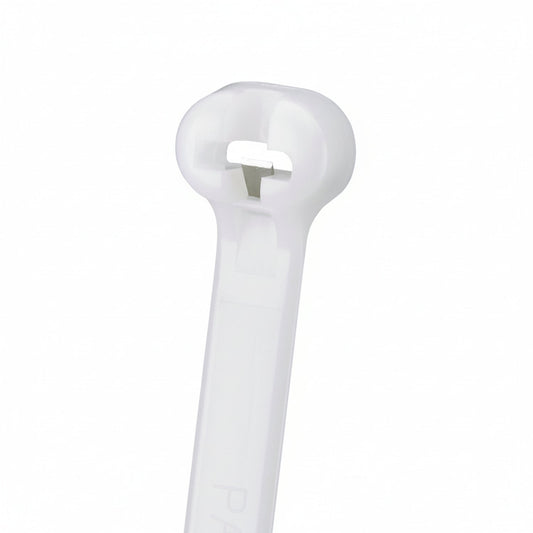 Panduit 12" 50lb Natural Dome-Top Barb Ty Cable Ties 100/bag Part #BT3S-C