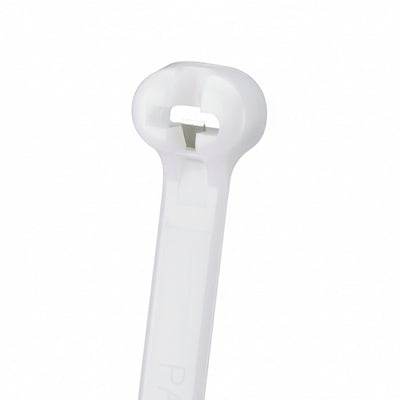 Panduit 12" 50lb Natural Dome-Top Barb Ty Cable Ties 100/bag Part #BT3S-C