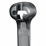 Panduit 4 18lb UV Black Weather Resistant Dome-Top Barb Ty Cable Ties 100/bag Part #BT1M-C0