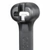 Panduit 4" 18lb UV Black  Weather Resistant Dome-Top Barb Ty Cable Ties 1000/bag Part #BT1M-M0