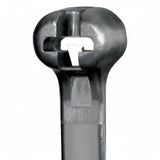Panduit 6" 18lb UV Black Weather Resistant Dome-Top Barb Ty Cable Ties 1000/bag Part #BT1.5M-M0